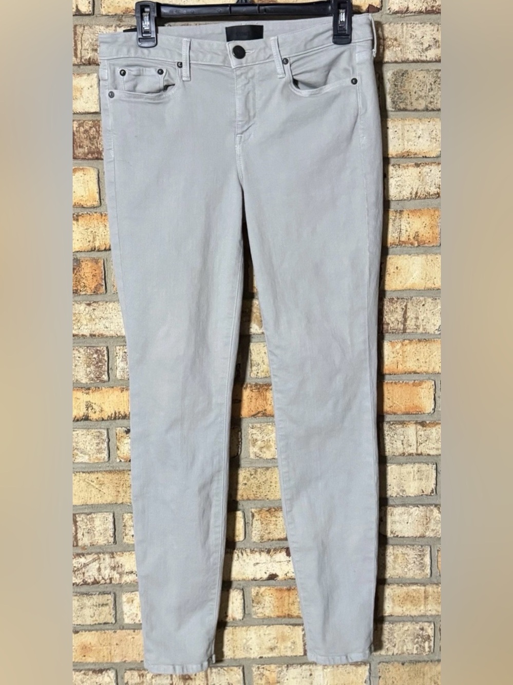 Vince gray skinny denim jeans womens regular solid size 29